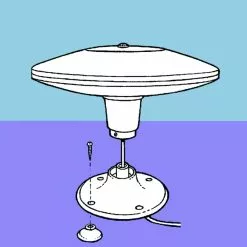 Vision Plus Status 350 Omni-Directional Antenna With VP2 TV Amplifier 12 Vision Plus Status 350 Omni-Directional Antenna With VP2 TV Amplifier -Kitchen & Bathroom Equipment Shop 04 2085.3 54081.1633448101