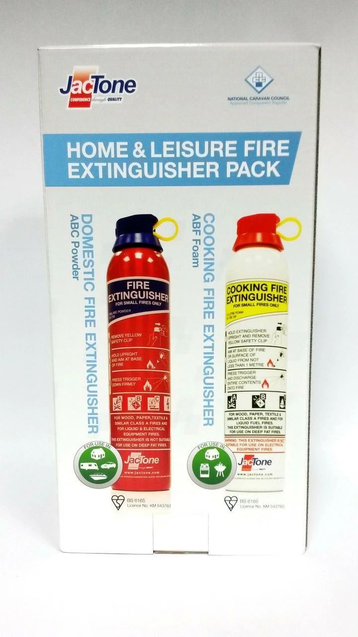 JacTone Home & Leisure Fire Extinguisher ABC + ABF Pack 6 JacTone Home & Leisure Fire Extinguisher ABC + ABF Pack - Image 4