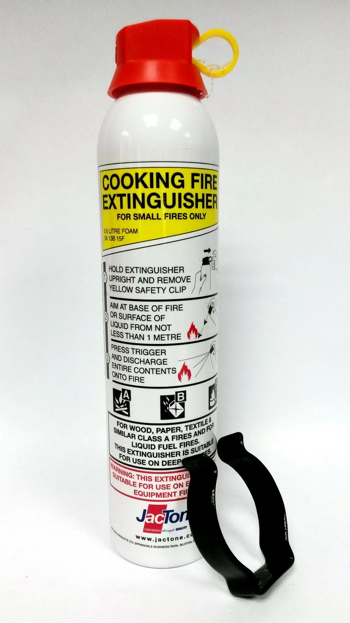 JacTone Home & Leisure Fire Extinguisher ABC + ABF Pack 5 JacTone Home & Leisure Fire Extinguisher ABC + ABF Pack - Image 3