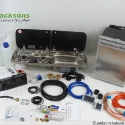 Dometic-Smev 9222 Hob And Sink, CRX50 Fridge & Sargent EC160 Complete Conversion Kit 2 -Kitchen & Bathroom Equipment Shop 9222R CR50 BLK CR 44941.1445430324