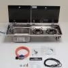 Dometic Smev 9722 Campervan Caravan Sink Hob Combi And Gaz Installation Kit -Kitchen & Bathroom Equipment Shop 9722 GAZ L 22696.1544785374