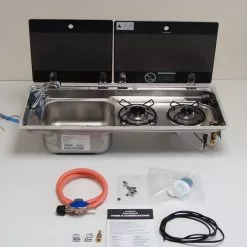 Dometic Smev 9722 Campervan Caravan Sink Hob Combi And Gaz Installation Kit