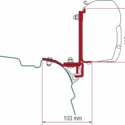 Fiamma F45S Awning & Bracket Kit For VW T5 And T6 With Pop Top Roofs 11 Fiamma F45S Awning & Bracket Kit For VW T5 And T6 With Pop Top Roofs -Kitchen & Bathroom Equipment Shop 98655 590 800x600 63717.1660209089