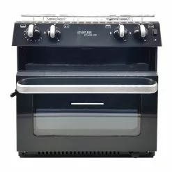 JLS Voyager 4500 Oven, Grill And Hob For Caravans Motorhome Campervans And Marine -Kitchen & Bathroom Equipment Shop Adventurer Voyager Black Hob Oven Closed 11293.1675339523