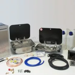 Dometic-Smev 8005 Sink & Smev 8002 Campervan Caravan Motorhome Conversion Kit 2 -Kitchen & Bathroom Equipment Shop Con Kit 2 8005 BLK CD 88252.1536137649