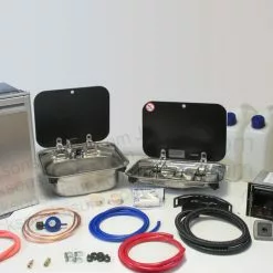 Dometic-Smev 8005 Sink & Smev 8002 Campervan Caravan Motorhome Conversion Kit 2 -Kitchen & Bathroom Equipment Shop Con Kit 2 8005 GZ MX 51569.1536137642