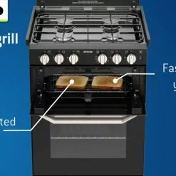 Thetford K1520 Lightweight Oven And Hob Cooker With Dual Fuel Option -Kitchen & Bathroom Equipment Shop Frame 02151 79226.1548361911