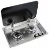 Navy Load Built In Stainless Steel Double Burner Hob With Glass Lid NL.21002 1 Navy Load Built In Stainless Steel Double Burner Hob With Glass Lid NL.21002 -Kitchen & Bathroom Equipment Shop NL.21002 50030.1676738243