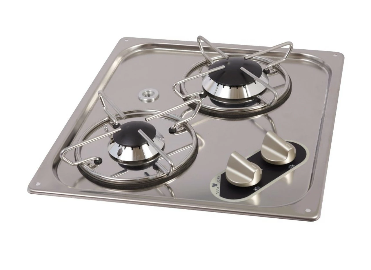Navy Load Stainless Steel Double Burner Hob NL.22001 3 Navy Load Stainless Steel Double Burner Hob NL.22001