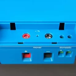 Victron Energy Peak Power Pack - 12.8V, 40AH, 512WH LiFePO4 Battery With Mains Charger And Solar/Alternator Charging -Kitchen & Bathroom Equipment Shop PPP connections front 87229.1639060240