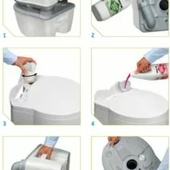 Thetford Porta Potti Excellence 565 Portable Camping Toilet - Manual Flush 17 Thetford Porta Potti Excellence 565 Portable Camping Toilet - Manual Flush -Kitchen & Bathroom Equipment Shop Porta Potti Excellence 3 05243.1452607965