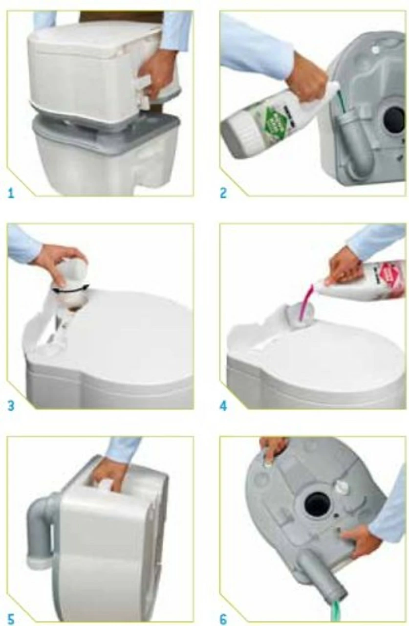 Thetford Porta Potti Excellence 565 Portable Camping Toilet - Manual Flush 10 Thetford Porta Potti Excellence 565 Portable Camping Toilet - Manual Flush - Image 8
