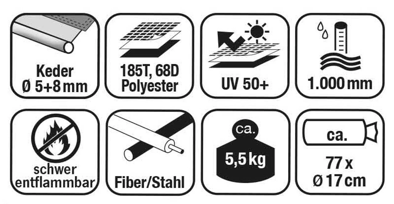 Reimo Playa Van Universal Sun Canopy Awning 7 Reimo Playa Van Universal Sun Canopy Awning - Image 5