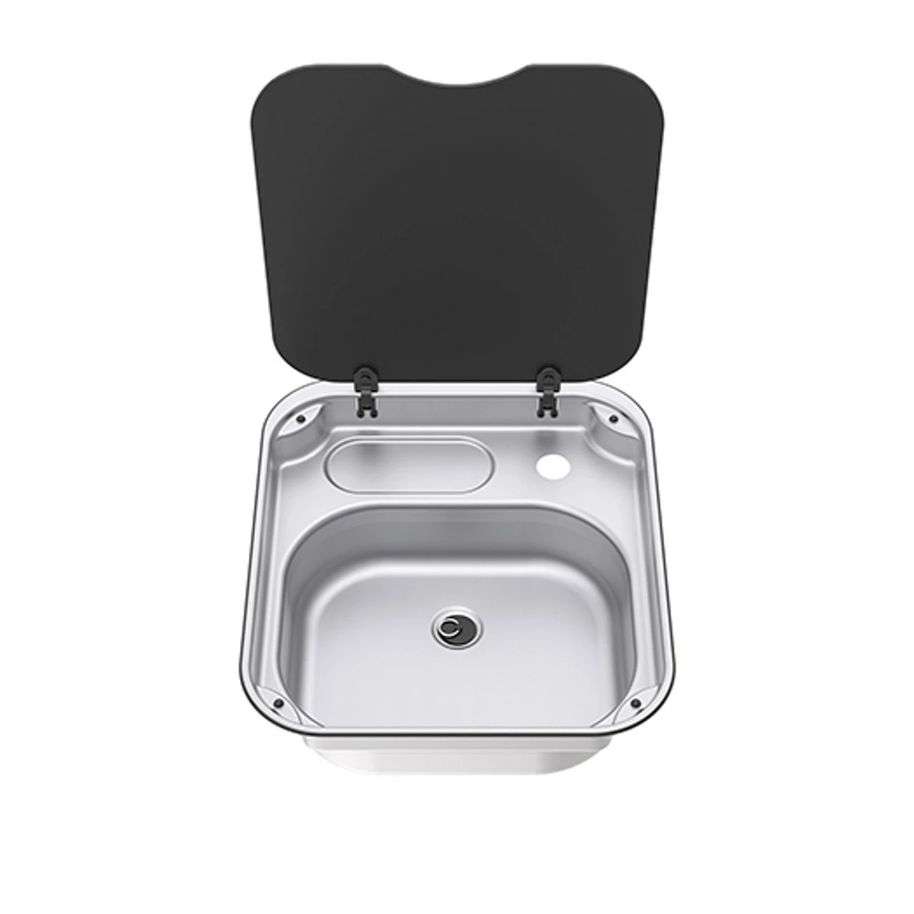 Thetford Spinflo Basic Line Rectangular Caravan Sink With Siphon & Seal 3 Thetford Spinflo Basic Line Rectangular Caravan Sink With Siphon & Seal