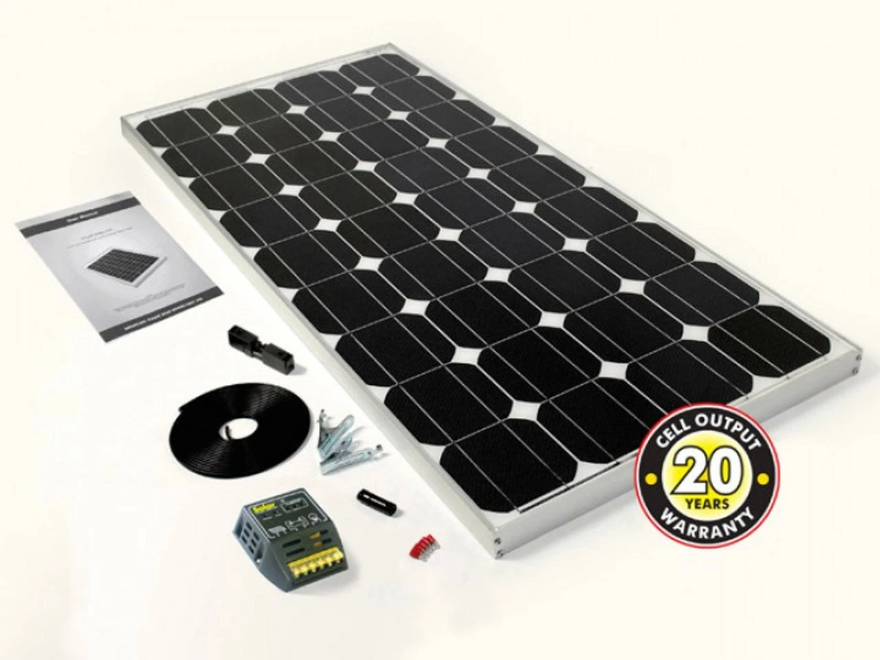 PV Logic 80w Motorhome Solar Panel Kit With 8Ah Controller 3 PV Logic 80w Motorhome Solar Panel Kit With 8Ah Controller