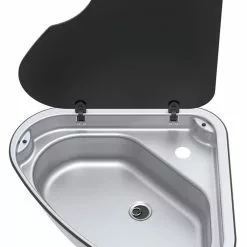 Thetford Spinflo Basic Line Triangular Caravan Sink -Kitchen & Bathroom Equipment Shop Sink Right 01088.1650896299