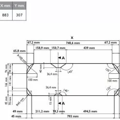 Dometic HSG 2370 Smev 9222 Sink And Hob Combination Unit Inc Template -Kitchen & Bathroom Equipment Shop Smevtemplate 75470.1553111919