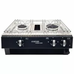 JLS Tasman 4500 2 Burner Hotplate Boat And Caravan Hob And Grill -Kitchen & Bathroom Equipment Shop Tasman TP4500 BK 3 41635.1675337766