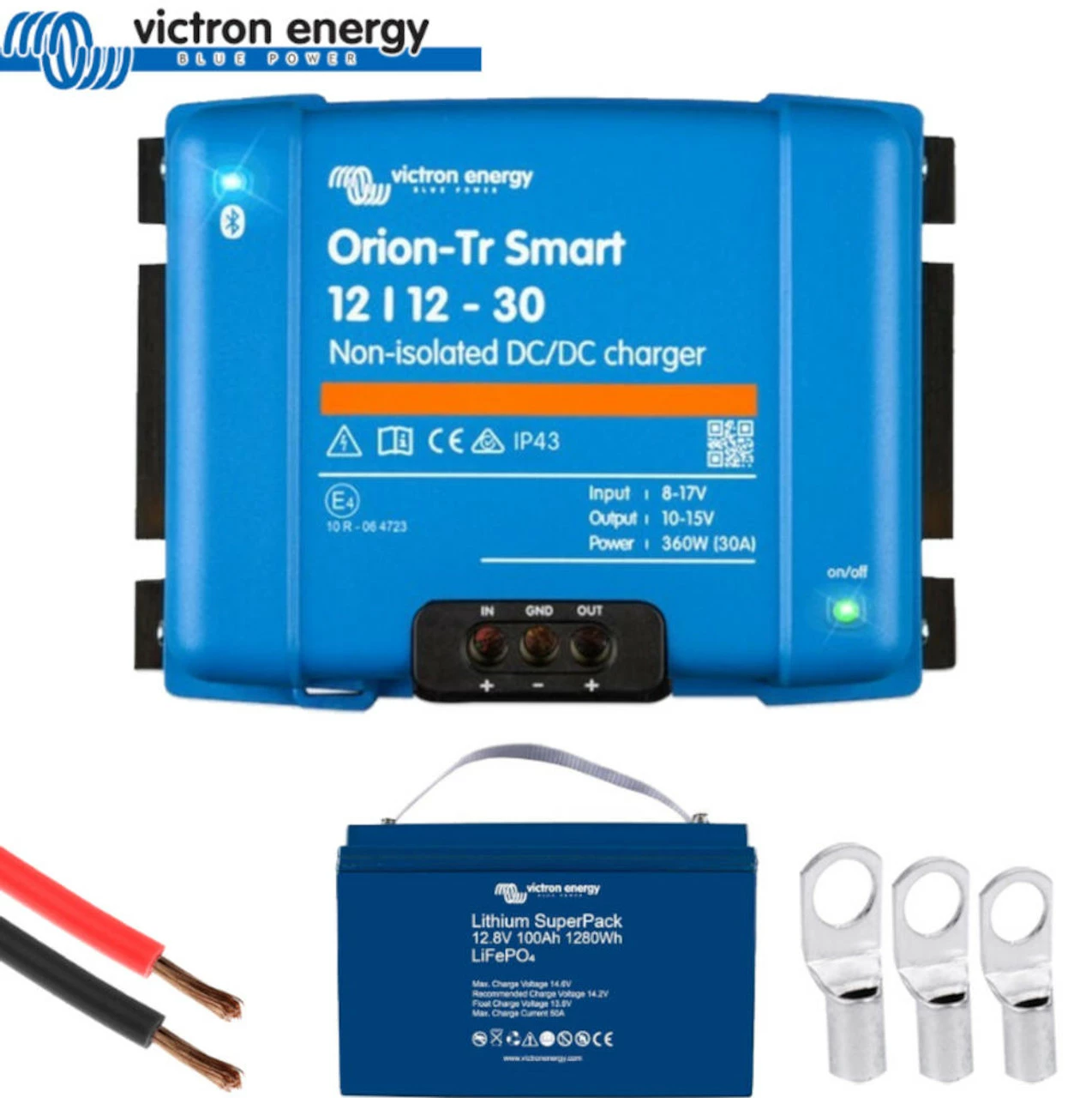 Victron Energy Victron Orion-Tr Smart DC To DC Charger Kit With Lithium Battery 3 Victron Energy Victron Orion-Tr Smart DC To DC Charger Kit With Lithium Battery