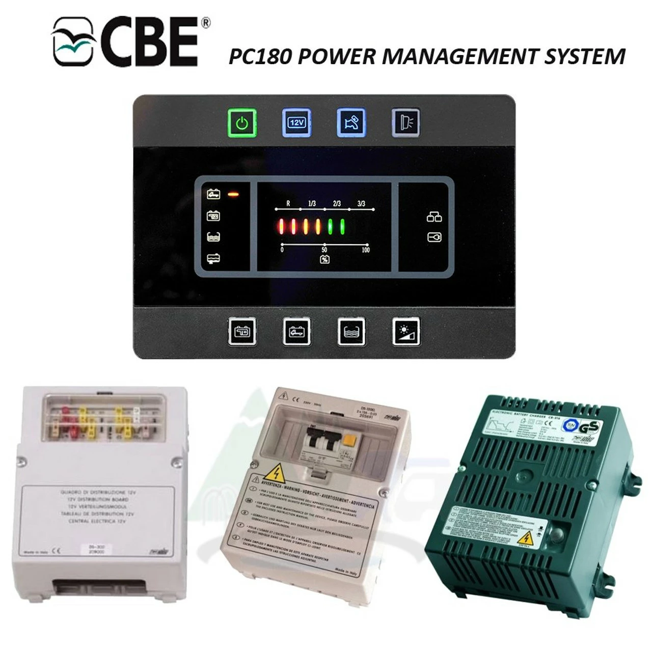 CBE PC 180 Campervan Power Management System 3 CBE PC 180 Campervan Power Management System