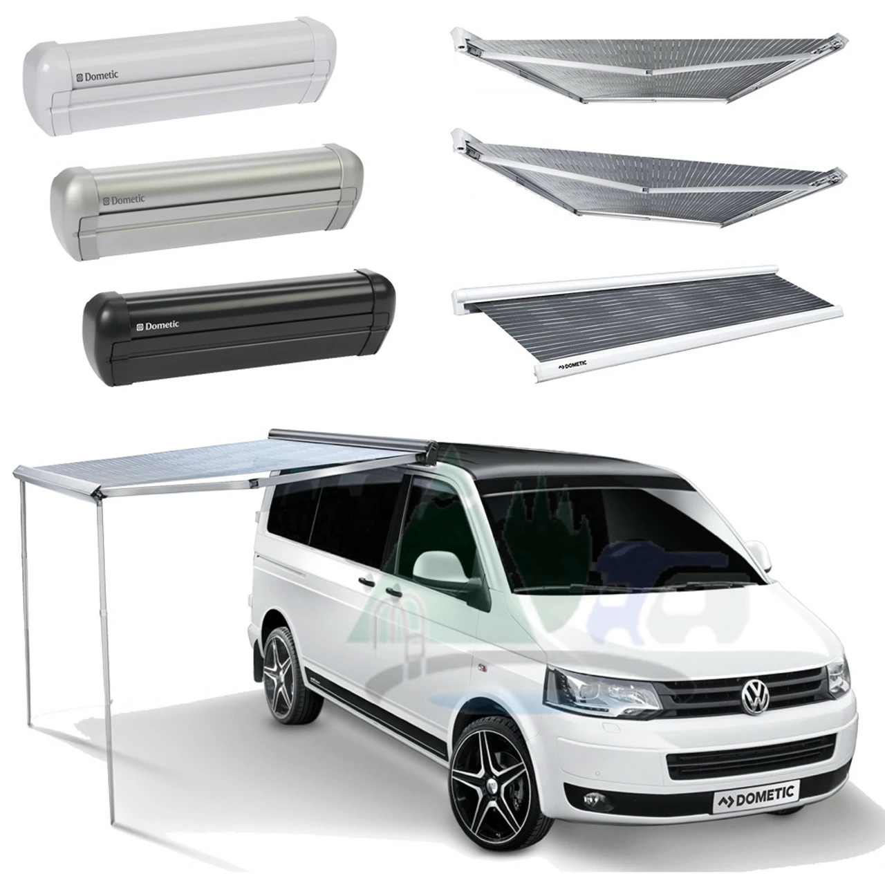 Dometic PerfectWall PW1500 2.6m VW T5 T6 Canopy Awning Kit 3 Dometic PerfectWall PW1500 2.6m VW T5 T6 Canopy Awning Kit