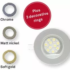 Dometic L26RM LED Caravan Downlight 5 Dometic L26RM LED Caravan Downlight -Kitchen & Bathroom Equipment Shop dometic light l26rm 49481.1394017400