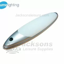 Lumo LED42 Satin Ellipse Oval 12v LED Caravan Light