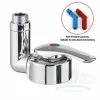 Reich Twist Shower Mixer Tap - Chrome W/ Smooth Fit Connectors 1 Reich Twist Shower Mixer Tap - Chrome W/ Smooth Fit Connectors -Kitchen & Bathroom Equipment Shop f243 79793.1664287411