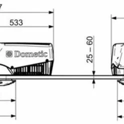 Dometic Freshjet 2200 Motorhome Caravan Air Conditioner -Kitchen & Bathroom Equipment Shop freshjet dims 78330.1358419824