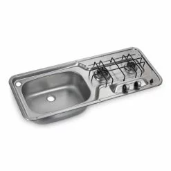 Dometic-Smev HS 2320 L Two Burner Hob And Sink Combination Unit For Caravan And Motorhomes (Smev 911)