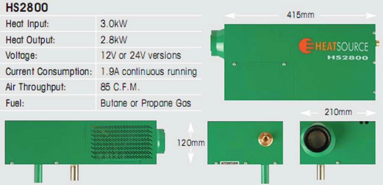 Propex HS2800 Blown Air Heater 2.8kW 4 Propex HS2800 Blown Air Heater 2.8kW - Image 3