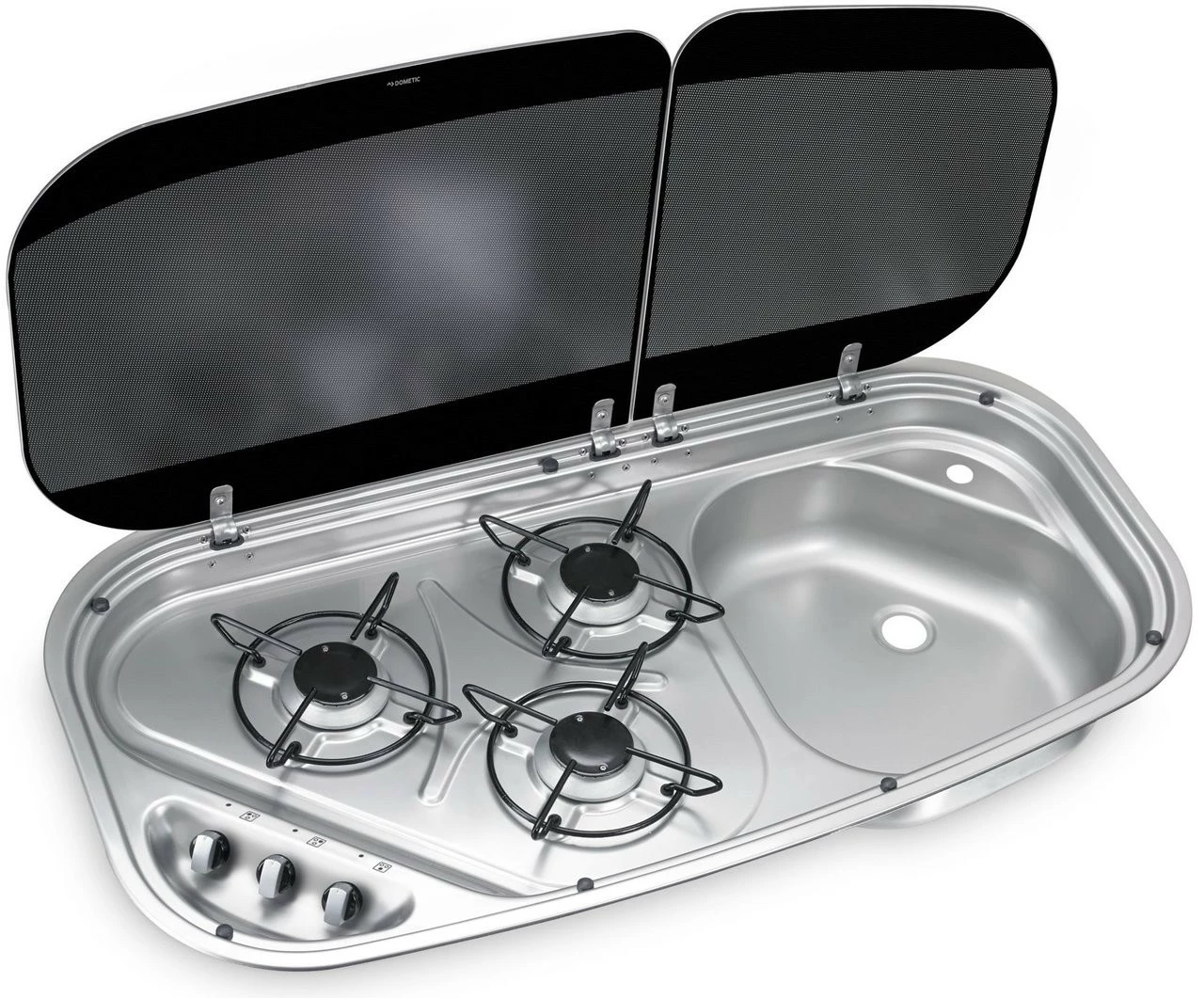 Dometic-Cramer HSG 3436 (Cramer Kombi) 3 Burner Caravan Combination Hob & Sink 3 Dometic-Cramer HSG 3436 (Cramer Kombi) 3 Burner Caravan Combination Hob & Sink