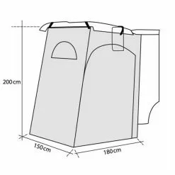 Reimo Fritz-2 Tailgate Tent For VW T5 T6 And Similar Camper Vans 9 Reimo Fritz-2 Tailgate Tent For VW T5 T6 And Similar Camper Vans -Kitchen & Bathroom Equipment Shop reimo fritz size 33015.1492237990