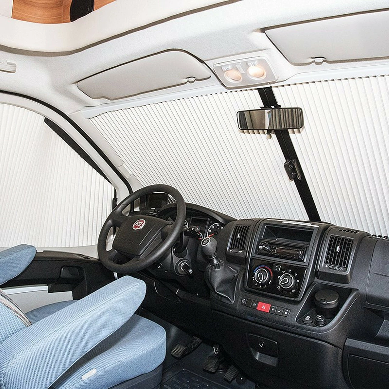 Remis Motorhome Campervan Window Cab Blinds For Ducato Boxer Relay Jumper 7 Remis Motorhome Campervan Window Cab Blinds For Ducato Boxer Relay Jumper - Image 5