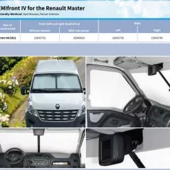 Remis Campervan Window Cab Blinds For Master & Movano -Kitchen & Bathroom Equipment Shop remis blinds master 66470.1620143766