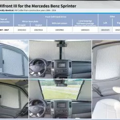 Remis Campervan Window Cab Blinds For Sprinter & Crafter 9 Remis Campervan Window Cab Blinds For Sprinter & Crafter -Kitchen & Bathroom Equipment Shop remis blinds sprinter 53464.1620143475