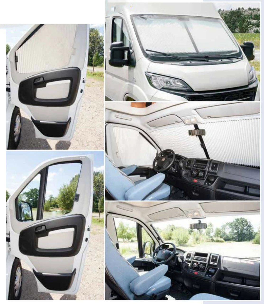 Remis Motorhome Campervan Window Cab Blinds For Ducato Boxer Relay Jumper 10 Remis Motorhome Campervan Window Cab Blinds For Ducato Boxer Relay Jumper - Image 8