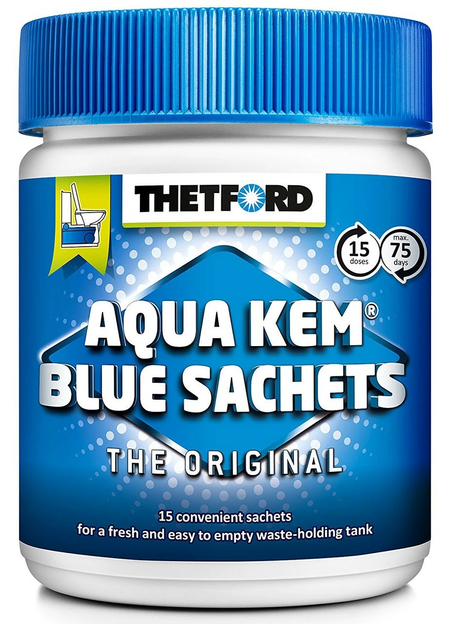 Thetford Aqua Kem Blue Portable Toilet Chemical Sachets 3 Thetford Aqua Kem Blue Portable Toilet Chemical Sachets