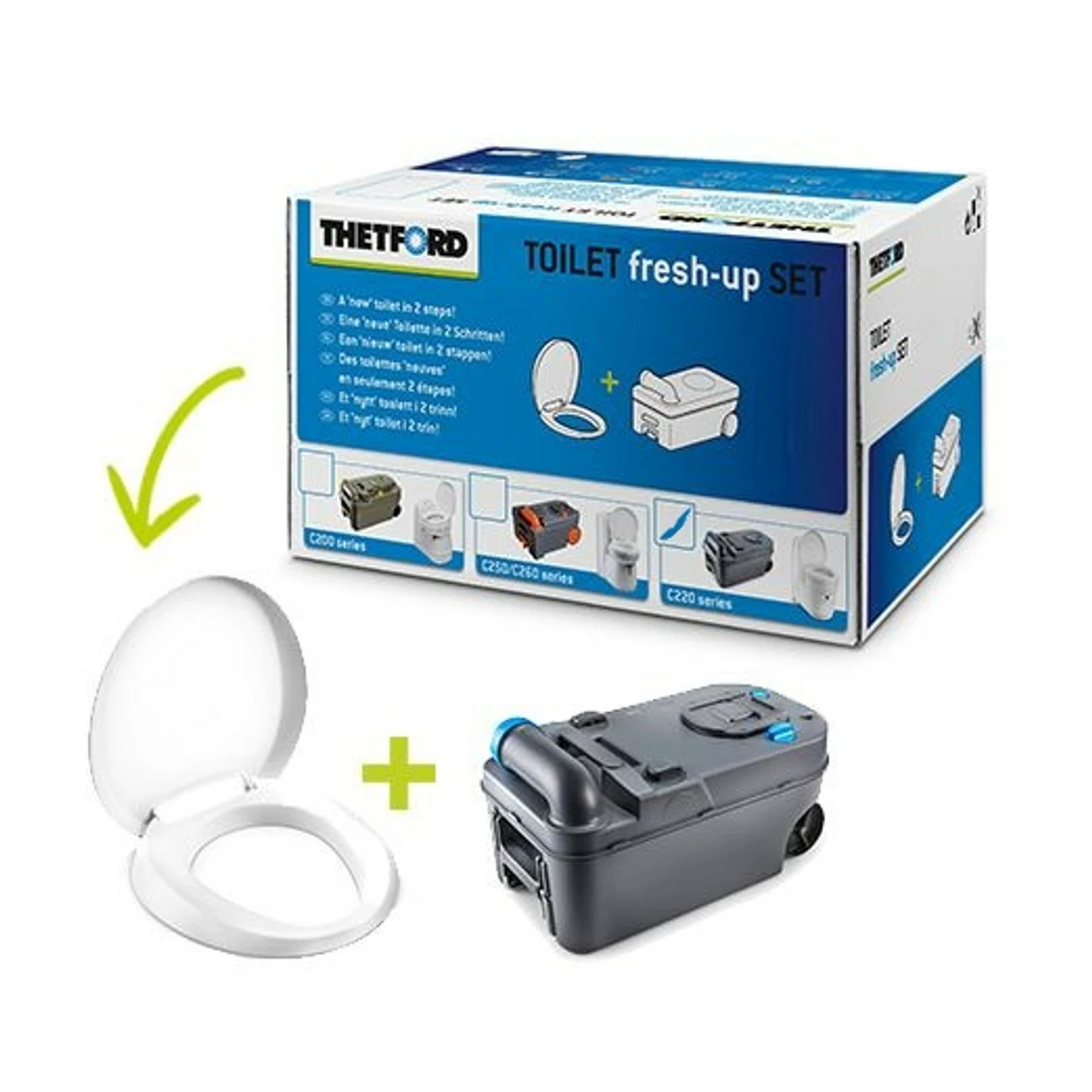 Thetford Caravan Campervan Cassette Toilet Tank C220 Fresh Up Kit 3 Thetford Caravan Campervan Cassette Toilet Tank C220 Fresh Up Kit