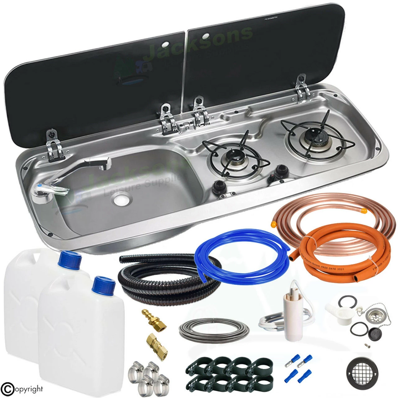 Dometic Smev 9222 Hob And Sink Campervan Conversion Universal Kit Inc Template 3 Dometic Smev 9222 Hob And Sink Campervan Conversion Universal Kit Inc Template