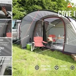 Vango Cove II Poled Drive Away Campervan Awning - Low -Kitchen & Bathroom Equipment Shop vango cove ii low features 2 46240.1674122830